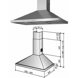 Datasheet Dunstabzugshaube BEST KB140L9N Edelstahl