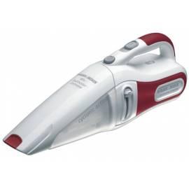 BLACK DECKER Akku Staubsauger Handstaubsauger DV9605N weiß/rot