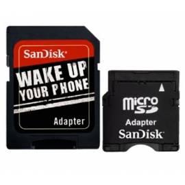 Buchen Sie Leser SANDISK Adapter für FS/MiniSD (91057) schwarz