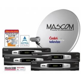 MASCOM Sat-MC1101B/80MBL QUAD + 4 X CSLINK (1 Jahr) schwarz