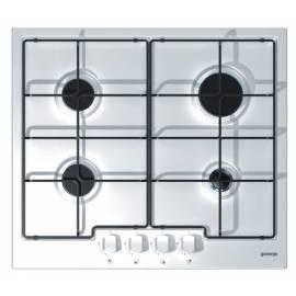 Bedienungshandbuch Gas hob GORENJE 6N4 G W white