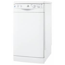 Datasheet INDESIT DSG263EU Geschirrspüler weiß