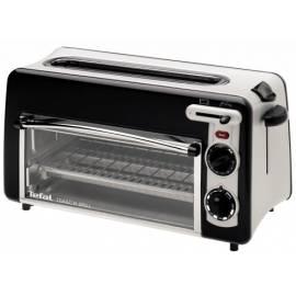 Toaster TL600030 schwarz/rostfreier Stahl TEFAL Ovation