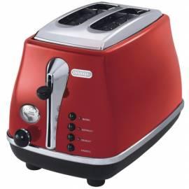 Toaster DELONGHI Icona CTO 2003.R Farbe Toaster