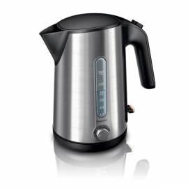 PHILIPS Wasserkocher HD 4631/20 Schwarz/Edelstahl