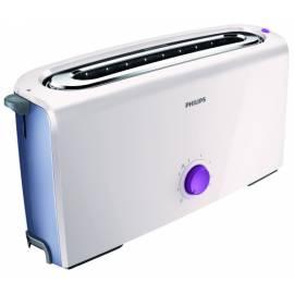 Toaster PHILIPS HD 2611/40 weiss/lila