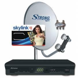 Sat-STRONG SRT 6511 + DFW SKYLINK schwarz Bedienungsanleitung