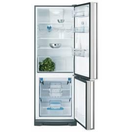 Kombination Kühlschrank-Gefrierschrank-ELECTROLUX AEG Santo S75448KG Silber/Edelstahl