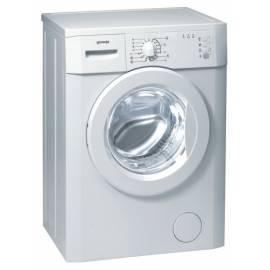Handbuch für Waschvollautomat GORENJE Classic WS 50105 weiß