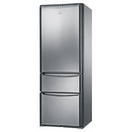 Bedienungsanleitung für Kombination Kühlschrank / Gefrierschrank INDESIT 3DAANX Silber