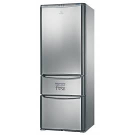 Bedienungshandbuch Kombination Kühlschrank / Gefrierschrank INDESIT 3DANXFTZ Edelstahl