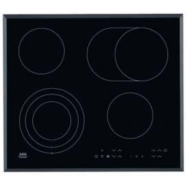 Bedienungshandbuch Keramik Glas-Kochfeld AEG-ELECTROLUX HK634070FB schwarz/Glas