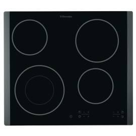 Bedienungsanleitung für Glaskeramik-Kochfeld ELECTROLUX EWG 60041 P schwarz