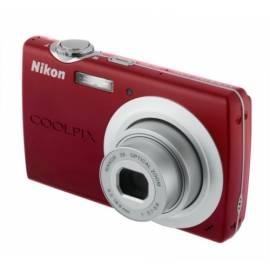NIKON Coolpix Digitalkamera mit 203 rot