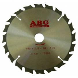 ABG-Sägeblatt 160 x 2 x 2, 6 x 20 - 20z + Abbau von Silber