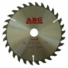 ABG-Sägeblatt 160 x 2, 6 x 20-30z n + Abbau von Silber