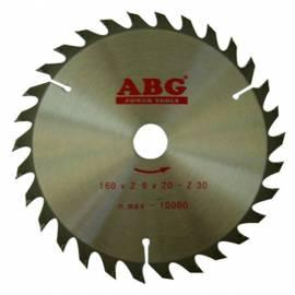 ABG-Sägeblatt 160 x 2, 6 x 20-40z n + Abbau von Silber