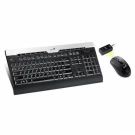 GENIUS Slimstar Tastatur 720 Laser (31340142112) schwarz