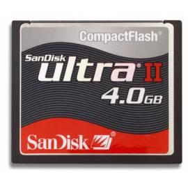 Memory Card SANDISK CF Ultra 4 GB (55040) schwarz - Anleitung