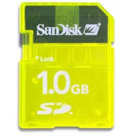 PDF-Handbuch downloadenSpeicherkarte SANDISK SDHC Nintendo DSi 1 GB Green