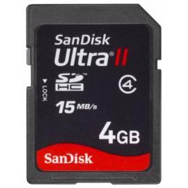 Service Manual SANDI SDHC Ultra II-Speicherkarte 4GB (55432) schwarz