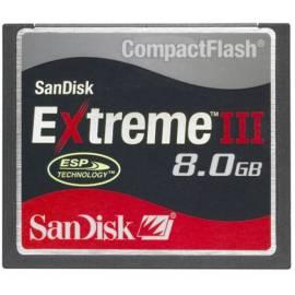 Speicherkarte SANDI CompactFlash Extreme III 8GB (55441) schwarz