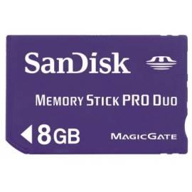 Handbuch für Memory Card SANDISK MS PRO DUO 8 GB (55442) schwarz