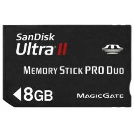 Datasheet Speicherkarte SANDISK MS PRO-HG DUO 8 GB Ultra (55515) schwarz
