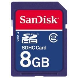 Handbuch für Speicherkarte SANDISK SDHC 8 GB (55765) blau