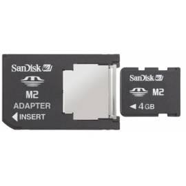 Bedienungshandbuch Memory Card SANDISK MS Micro M2 4 GB (90730) schwarz