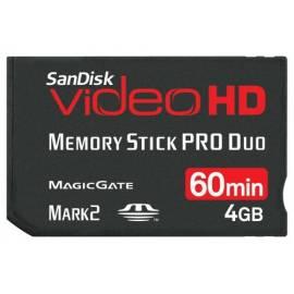 Bedienungsanleitung für Speicherkarte SANDI MS PRO DUO Video HD Ultra II 4GB (90869) schwarz
