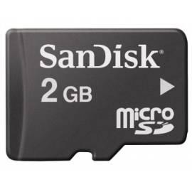 Speicher Karte SANDI Micro SD 2GB (90950) schwarz