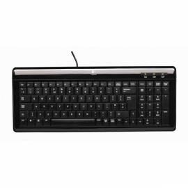 Tastatur LOGITECH Ultra Flat Keyboard (967653-0128) schwarz