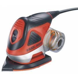 Schleifer schwingenden BLACK-DECKER KA270 schwarz/rot