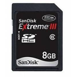 SANDI SDHC Extreme HD Video-Speicherkarte 8GB (91054) schwarz - Anleitung