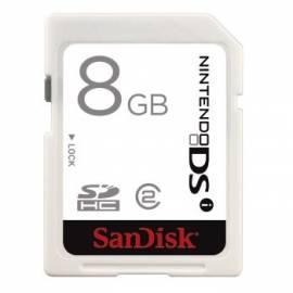 Memory Card SANDISK SDHC Nintendo DSi 8 GB (94 1 07) weiss