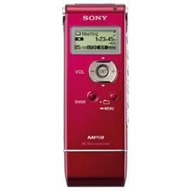 Bedienungsanleitung für SONY ICDUX81FR Band Recorder.CE7 rot