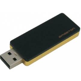 USB flash drive 4 GB schwarz/Golden EMGETON Snooper R1,