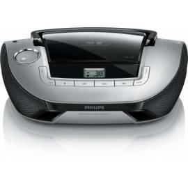 Radio mit CD PHILIPS AZ1137 schwarz/silber