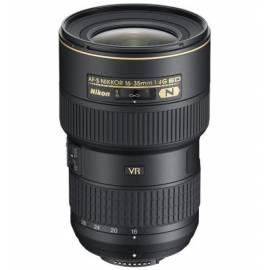 Das Objektiv der NIKON 16-35 mm F4G ED VR AF-S schwarz - Anleitung