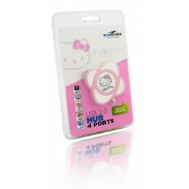 OEM USB-Hub rosa Blumenmuster (BS-USB4-KITTY/P) Rosa Bedienungsanleitung