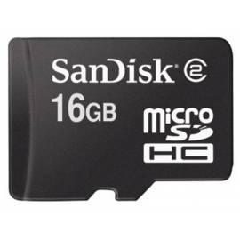 Speicherkarte SANDI Micro SDHC Foto 16GB + Adapter SD (46992) schwarz Bedienungsanleitung