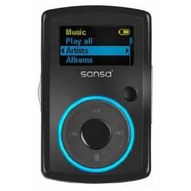SANDI 8 GB Sansa Clip MP3-Player + Player schwarz