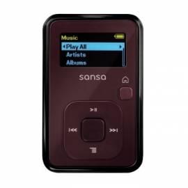 MP3-Player SANDI Sansa Clip + FM 4GB rot - Anleitung
