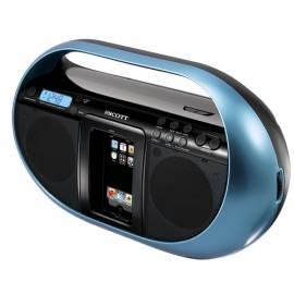 Radio mit CD-SCOTT iSX 60 BL schwarz/blau