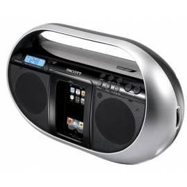 Radio mit CD SCOTT iSX 60 CS, schwarz/silber