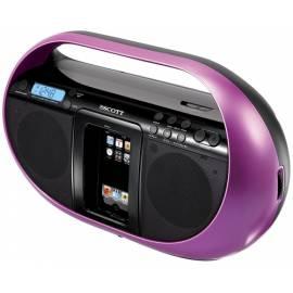 Bedienungsanleitung für Radio mit CD-SCOTT iSX 60 PK schwarz/rosa