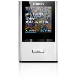 PHILIPS GoGear ViBE MP3-Player SA2VBE08S Silber