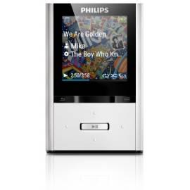 PHILIPS GoGear ViBE MP3-Player SA2VBE08S Silber - Anleitung