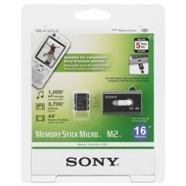 SONY Memory Card MSA16GU2 schwarz - Anleitung